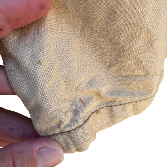 Pseudonyms Vintage Womens Long-Sleeve Snap Closure Beige Flap Pockets Jacket L - Picture 9 of 11